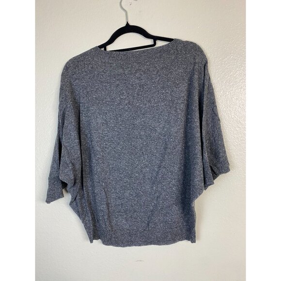 Eileen‎ Fisher Wool Silk Blend Women Charcoal Gray Dolman Sleeve Sweater Size XS - Picture 14 of 15